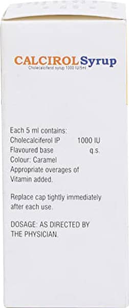 Calcirol 1000iu Bottle Of 100ml Syrup