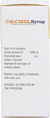 Calcirol 1000iu Bottle Of 100ml Syrup