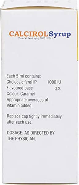 Calcirol 1000iu Bottle Of 100ml Syrup