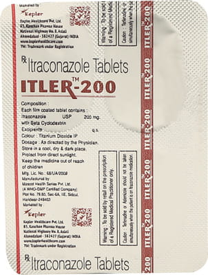 Itler 200mg Strip Of 4 Tablets