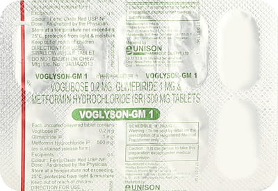 Voglyson Gm 1mg Strip Of 10 Tablets