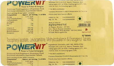 Powervit Strip Of 10 Tablets