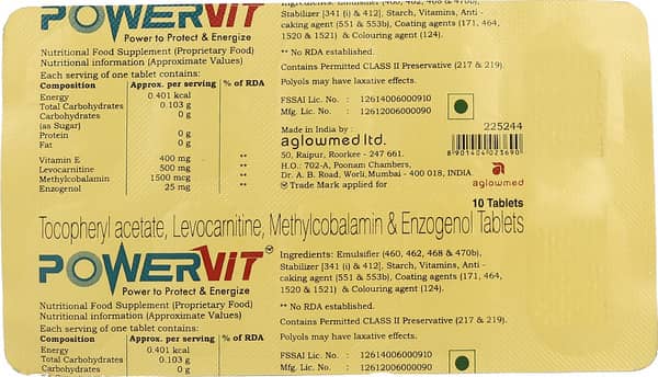 Powervit Strip Of 10 Tablets
