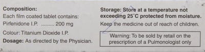Pirfenair 200mg Strip Of 10 Tablets