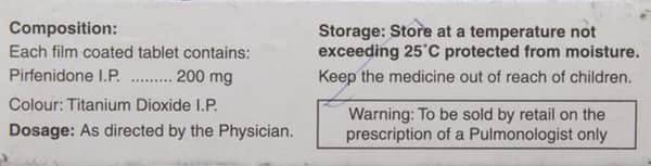 Pirfenair 200Mg Strip Of 10 Tablets