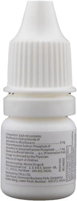 Moxicip D Bottle Of 5ml Eye Drops