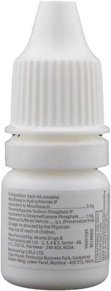Moxicip D Bottle Of 5ml Eye Drops