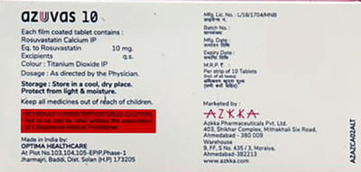 Azuvas 40mg Strip Of 10 Tablets