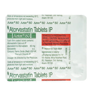 Aztor 80Mg Strip Of 15 Tablets