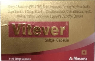Vitever Strip Of 10 Capsules