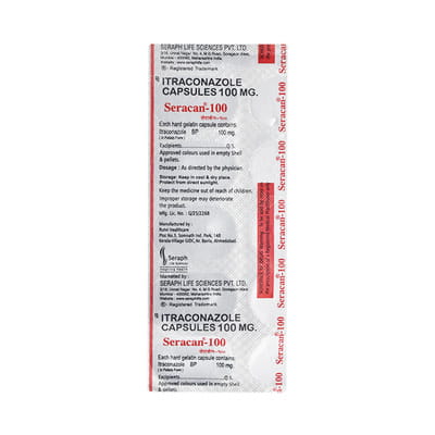 Seracan 100mg Strip Of 10 Capsules