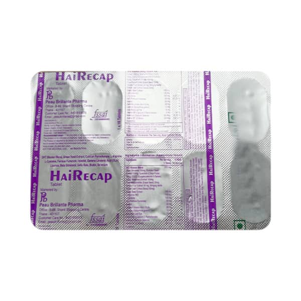 Hairecap Strip Of 10 Tablets