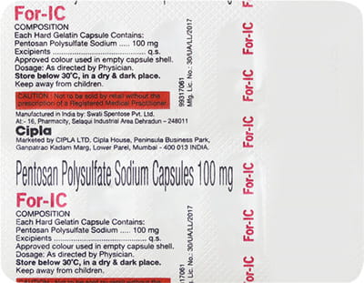 For Ic 100mg Strip Of 10 Capsules