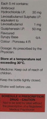 Tixylix Ls Bottle Of 100ml Syrup