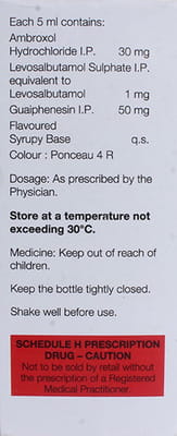 Tixylix Ls Bottle Of 100ml Syrup