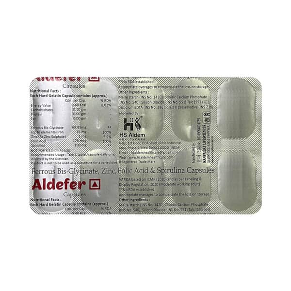 Alde Fer Strip Of 10 Capsules