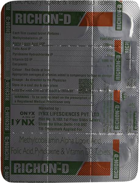 Richon D Strip Of 10 Tablets
