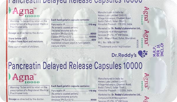 Agna 10000 Strip Of 10 Capsules