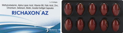Richaxon Az Strip Of 10 Capsules