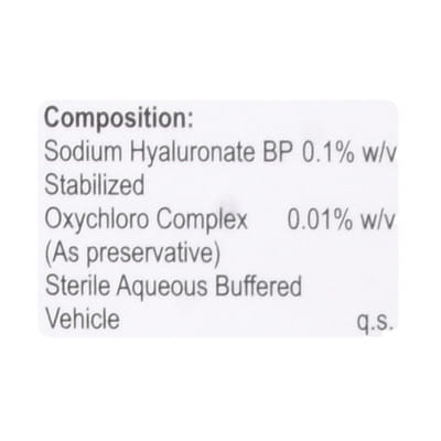 Hynlube Bottle Of 10ml Eye Drops