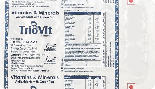 Triovit Strip Of 10 Capsules