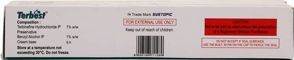 Terbest 1% Tube Of 30gm Cream