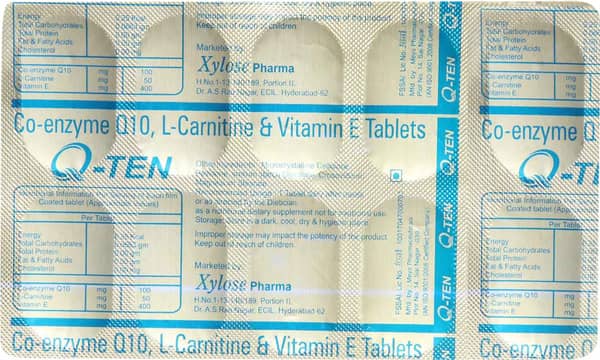 Qten 100mg Strip Of 10 Tablets