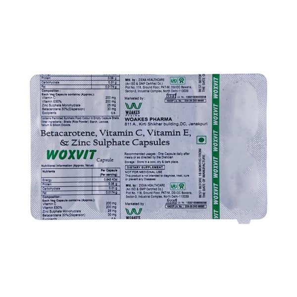 Woxvit Strip Of 10 Capsules