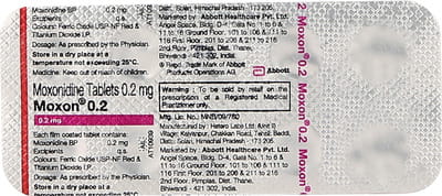 Moxon 0.2mg Strip Of 10 Tablets
