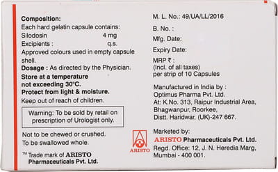 Prostagard 4mg Strip Of 10 Capsules