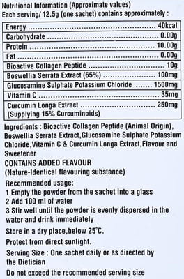Coll Cd Orange Flavour Sugar Free Sachet Of 12.5gm Powder