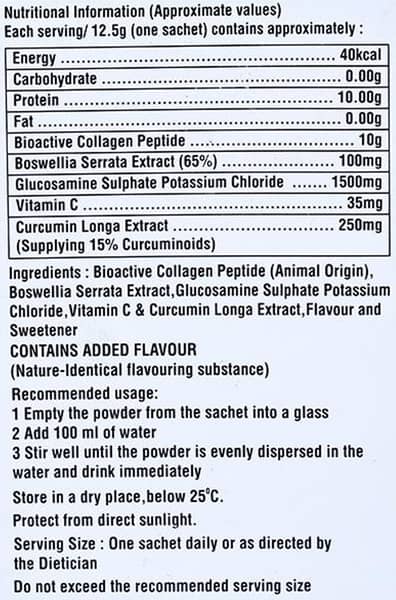 Coll Cd Orange Flavour Sugar Free Sachet Of 12.5Gm Powder
