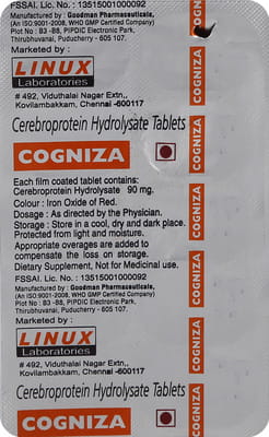 Cogniza Strip Of 10 Tablets