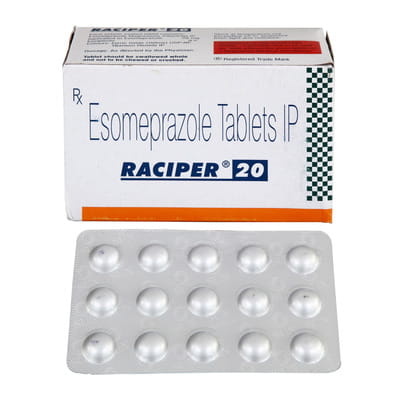 Raciper 20mg Strip Of 15 Tablets