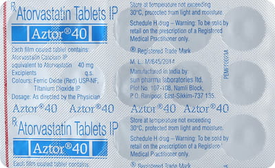 Aztor 40mg Strip Of 15 Tablets