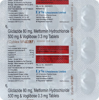 Cyblex Mv 80.3mg Strip Of 15 Tablets