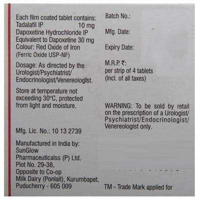 Duraplus Strip Of 4 Tablets