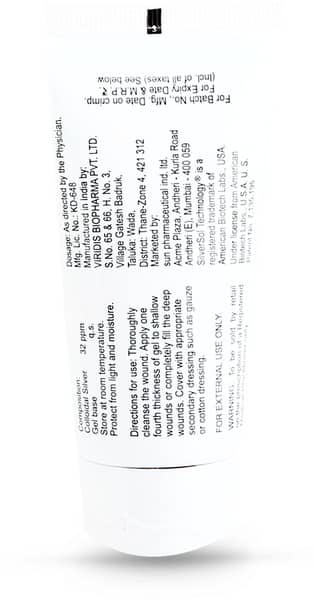 Silverex Heal Tube Of 50gm Gel