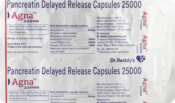 Agna 25000 Strip Of 10 Capsules