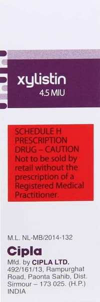 Xylistin 4.5miu Dry Vial Of 1 Powder For Injection