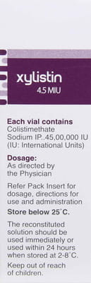 Xylistin 4.5miu Dry Vial Of 1 Powder For Injection