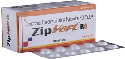 Zipvert B6 Strip Of 10 Tablets