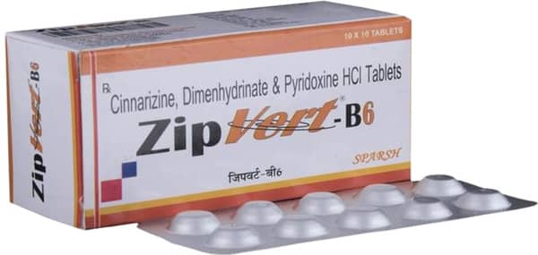 Zipvert B6 Strip Of 10 Tablets