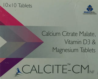 Calcite Cm Nf Strip Of 10 Tablets