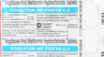 Voglitor Mf Forte 0.2mg Strip Of 10 Tablets