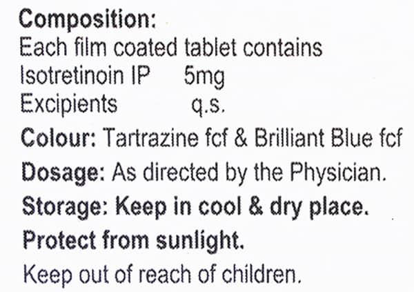 Glotret 5mg Strip Of 10 Tablets
