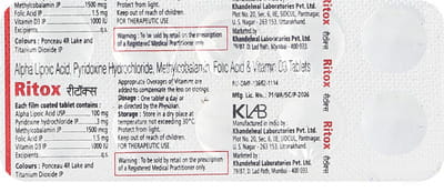 Ritox Strip Of 10 Tablets