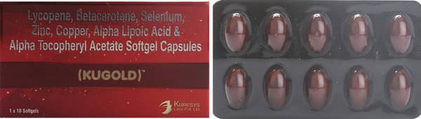 Kugold Strip Of 10 Capsules