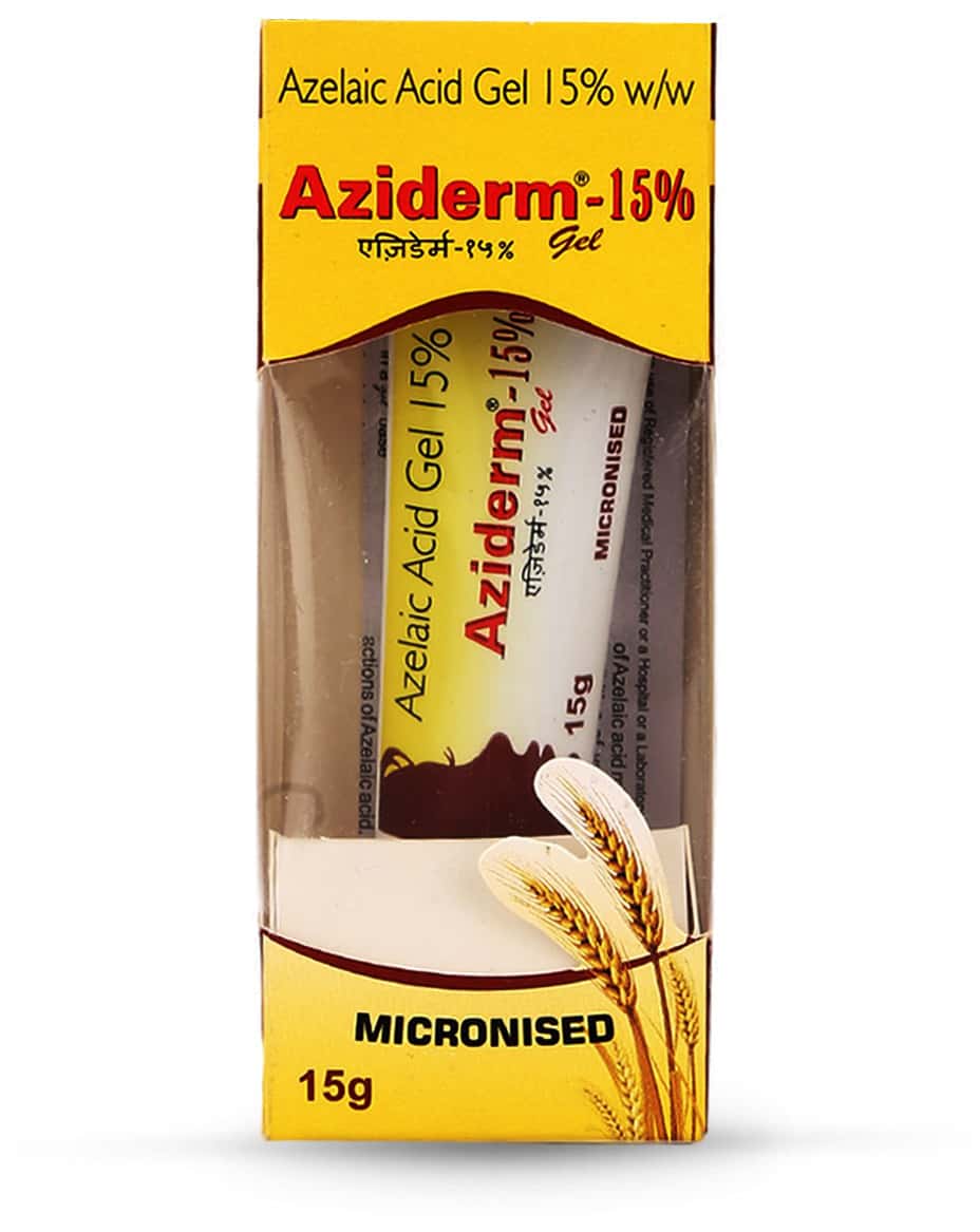 aziderm 15 tube of 15gm gel