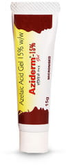 Azmiderm Aziderm 15 %W/W Gel (15): Uses, Side Effects, Price & Dosage | PharmEasy